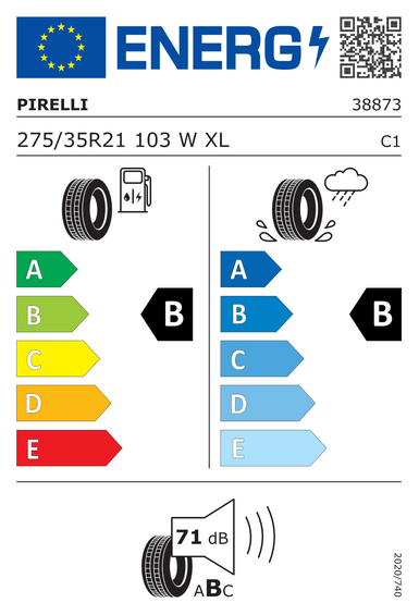 Pneus Pirelli P Zero PZ4 L.S. XL FR PNCS ELT T0 275/35 R21 103W