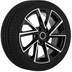 4x ROUES 17 Hiver SKODA OCTAVIA MK2 A5 1Z Continental 205/50 R17