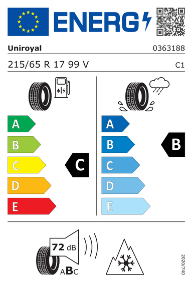 Pneus Uniroyal WinterExpert FR 215/65 R17 99V