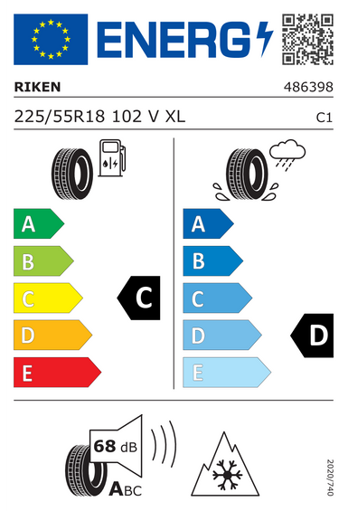 Pneus Riken ALL SEASON SUV XL 225/55 R18 102V