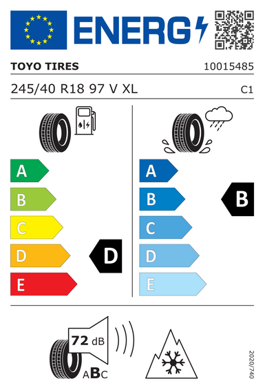 Pneus Toyo OBSERVE EWS1 245/40 R18 97V