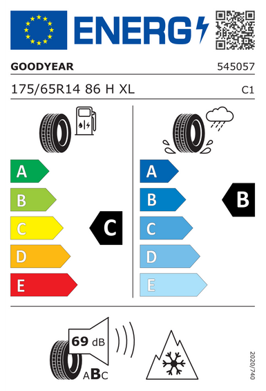 Pneus Goodyear VECTOR 4SEASONS GEN-3 XL 175/65 R14 86H
