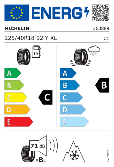 Pneus Michelin CROSSCLIMATE 2 XL FR 225/40 R18 92Y