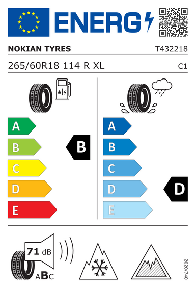Pneus Nokian Hakkapeliitta R5 SUV XL 265/60 R18 114R
