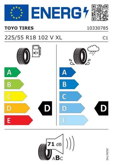 Pneus Toyo Proxes ST III XL FSL 225/55 R18 102V