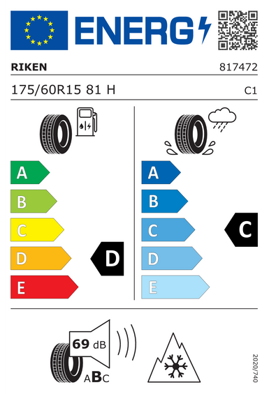Pneus Riken ALL SEASON 175/60 R15 81H