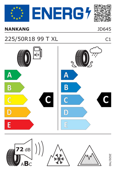 Pneus Nankang Ice Activa 2 225/50 R18 99T