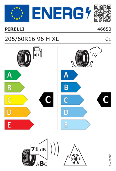 4x ROUES 16 Hiver DACIA JOGGER I SANDERO STEPWAY III BJ1 Pirelli 205/60 R16