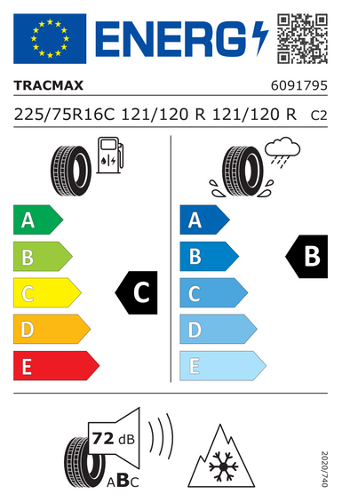 Pneus Tracmax A/S VAN SAVER ASV01 225/75 R16 121R
